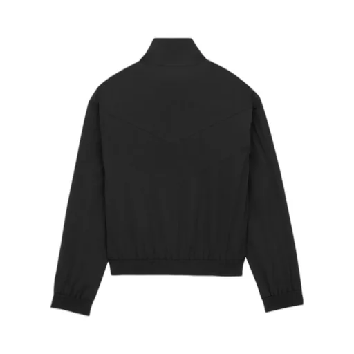 Logo Embroidered Zip-Up Blouson