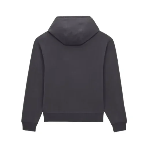 Logo Embroidered Drawstring Hoodie