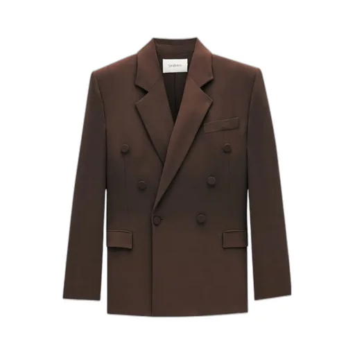 Oversized Double-Breasted Jacket