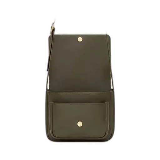 Niki Logo Plaque Satchel Bag