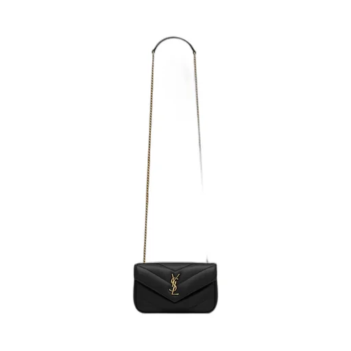 Loulou Logo Plaque Mini Shoulder Bag