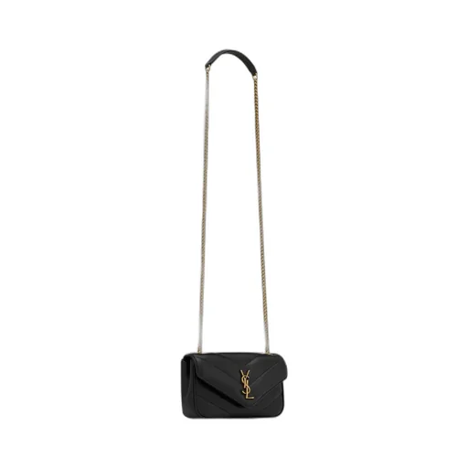 Loulou Logo Plaque Mini Shoulder Bag