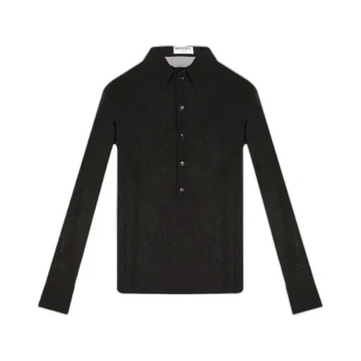 Buttoned Long-Sleeved Shirt