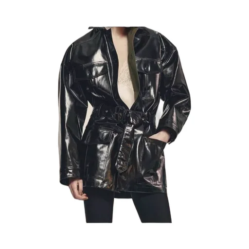 Single-Breasted Saharienne Jacket