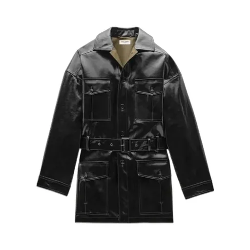 Single-Breasted Saharienne Jacket