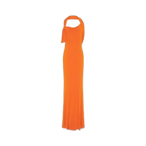 Backless Halter Dress
