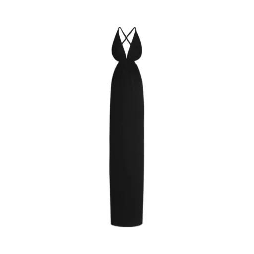 Backless Halter Dress