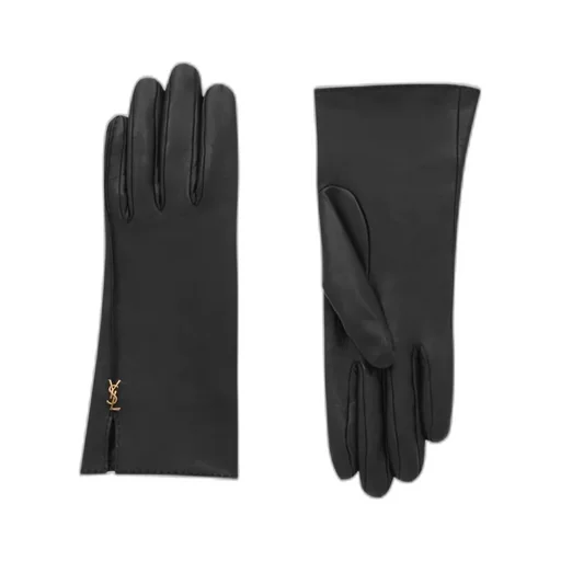 Cassandre Logo Plaque Gloves