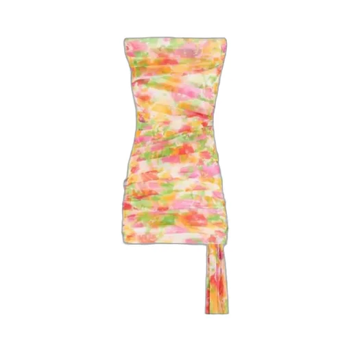 Ruched Strapless Dress