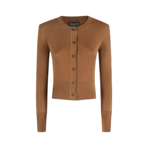 Ribbed Cardigan Knitwear