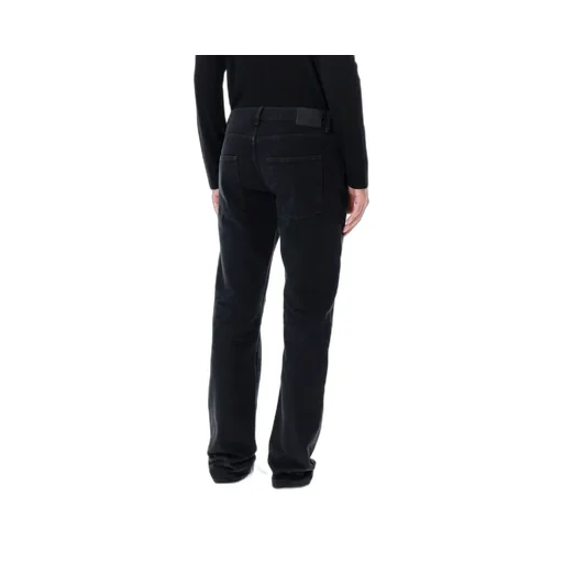 Logo Patch Slim Cut Jeans
