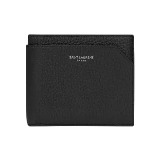 East/West Wallet With Coin Purse In Grained Leather