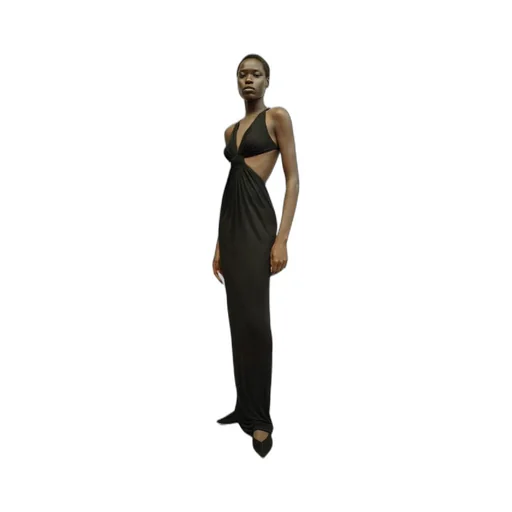 Backless Halter Dress
