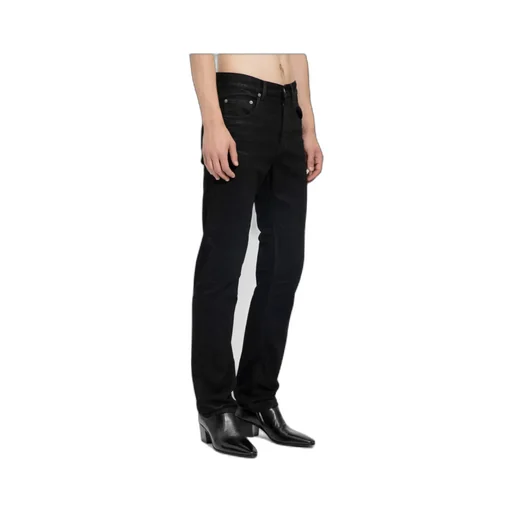 Button Detailed Straight Leg Jeans