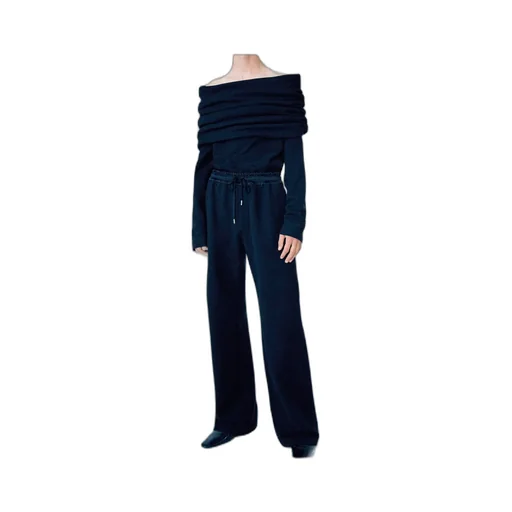 Drawstring Wide Leg Pants