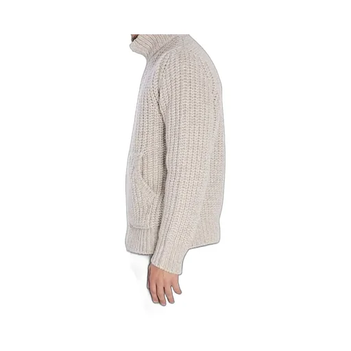 Ribbed Zip-Up Knitwear