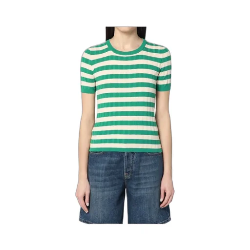 Striped Ribbed T-Shirt