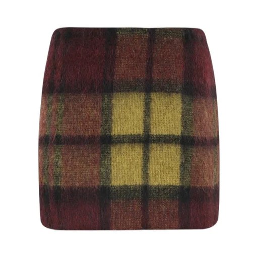 Checked Mini Skirt