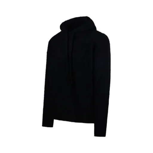 Frayed-Hem Hoodie