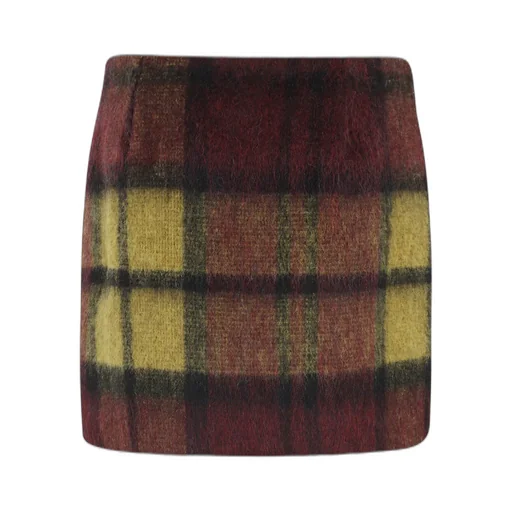 Checked Mini Skirt