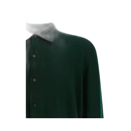 Shirt Collar Button Cardigan