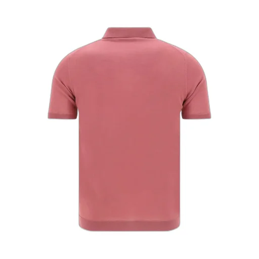 Short-Sleeved Straight Hem Polo Shirt