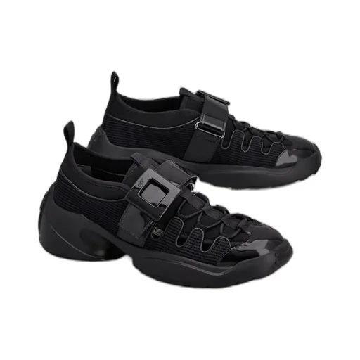 Viv' On The Run Trekky Sneakers In Fabric And Patent Leather