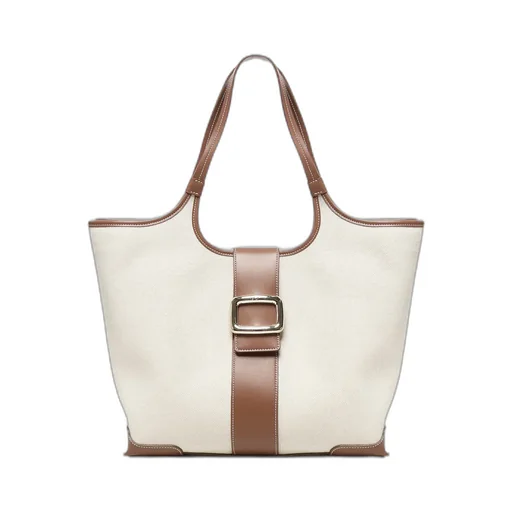 Buckle Detailed Shopping Bag
