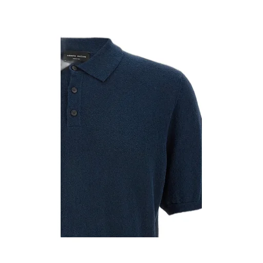 Textured Knit Polo Shirt