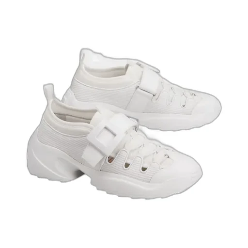 Viv' On The Run Trekky Sneakers In Fabric And Leather