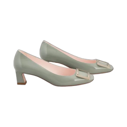 Trumpet Squared Toe Pumps