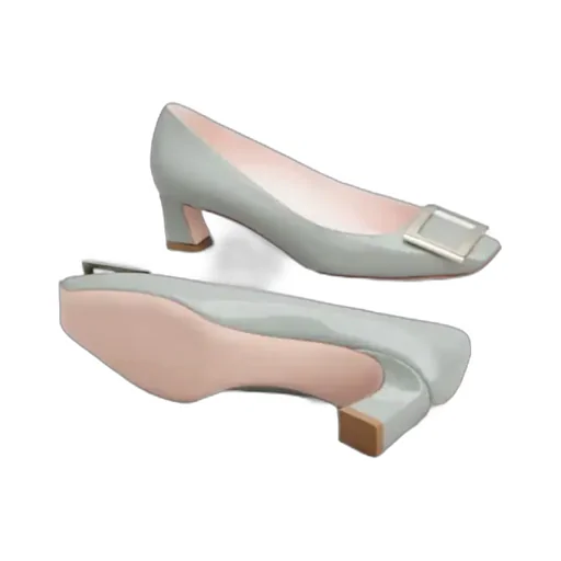 Trumpet Squared Toe Pumps