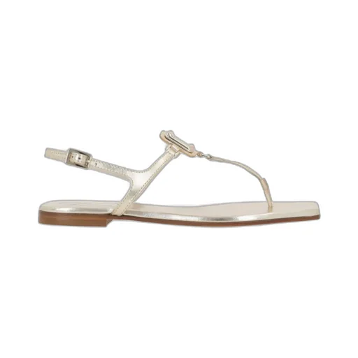 Square-Headed Flat Sandals