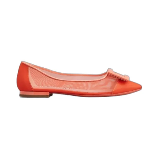 Gommettine Ballerinas In Mesh Fabric