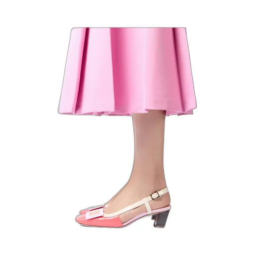 Covered Buckle Slingback Pumps