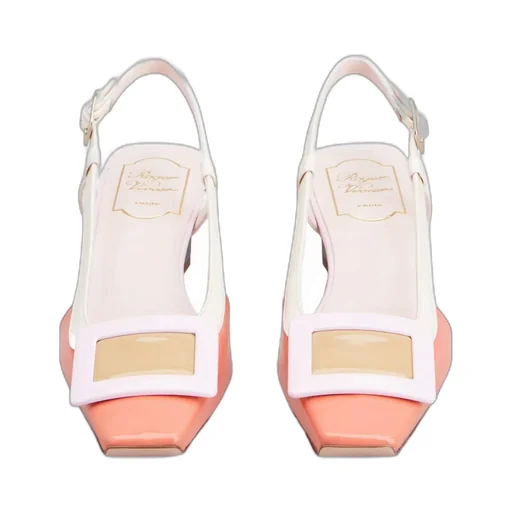 Covered Buckle Slingback Pumps
