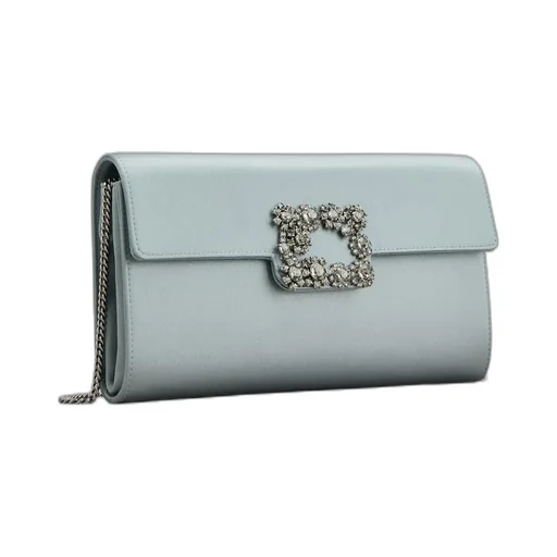 Efflorescence Clutch In Satin