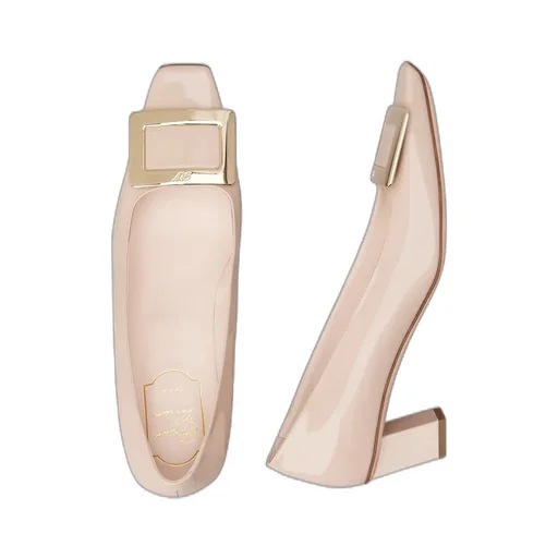 Belle Vivier Buckle Pumps