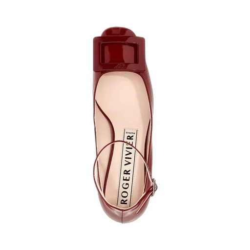Roundy Ankle-Strap Buckle Pumps