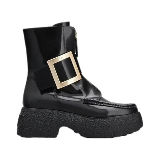 Viv' Rangers Thick-Soled Metal Clasp Boots