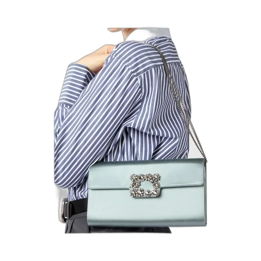 Efflorescence Clutch In Satin