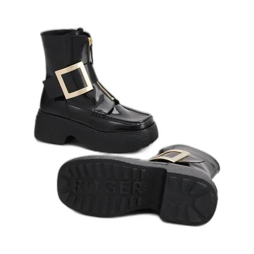 Viv' Rangers Thick-Soled Metal Clasp Boots