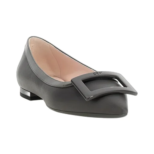 Gommettine Buckle Ballet Flats