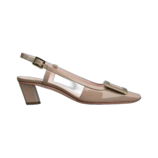 Belle Vivier Buckle Slingback Pumps