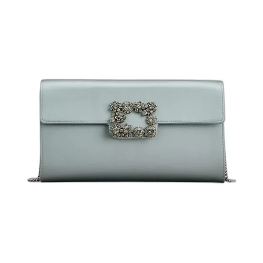 Efflorescence Clutch In Satin