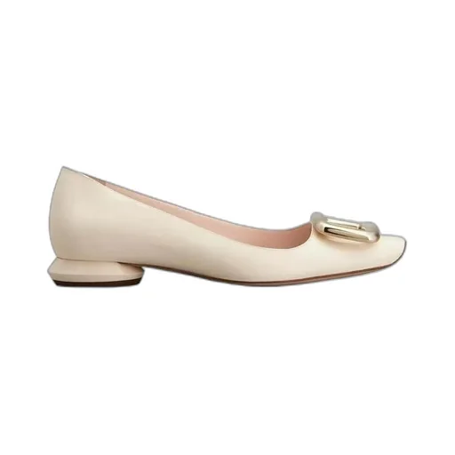 Buckle-Detail Ballerina Shoes