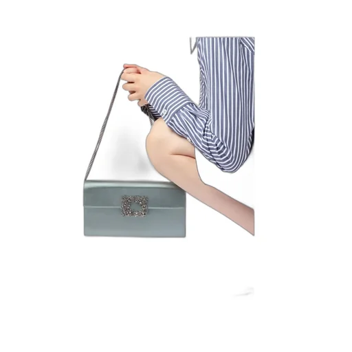 Efflorescence Clutch In Satin