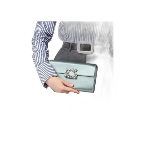 Efflorescence Clutch In Satin
