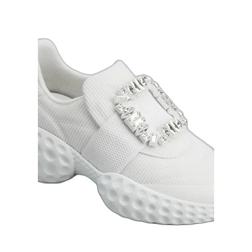Viv' Run Crystal-Buckle Sneakers