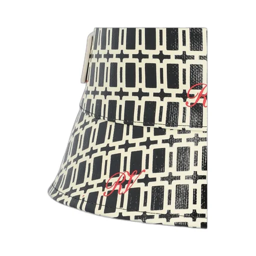 Geometric Pattern Printed Fisher Hat